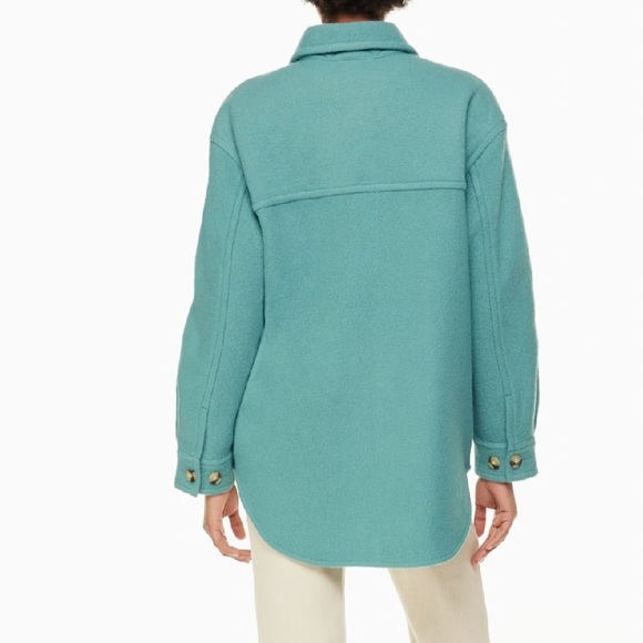 Wilfred the ganna wool Teal Button-Up Jacket Artizia - Picture 2 of 6